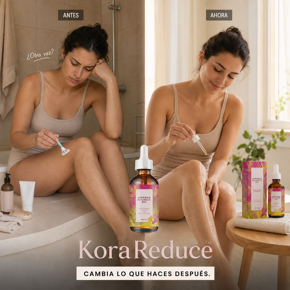 KoraReduce™ | Menos vello a la vista. Más confianza en tu piel.